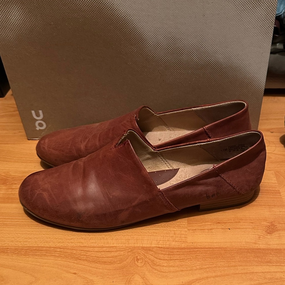 Boc brown leather shoes